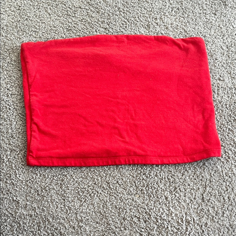 Tilly's Bold Red Crop Top